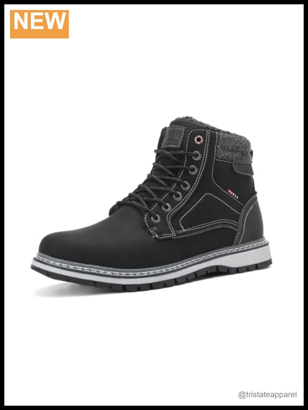 Men's Snow Boots Insulated Fur Lined Non Slip Winter Outdoor Boots
